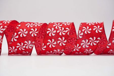 Candies Tunnel Ribbon-KF6523 GR-7_Red